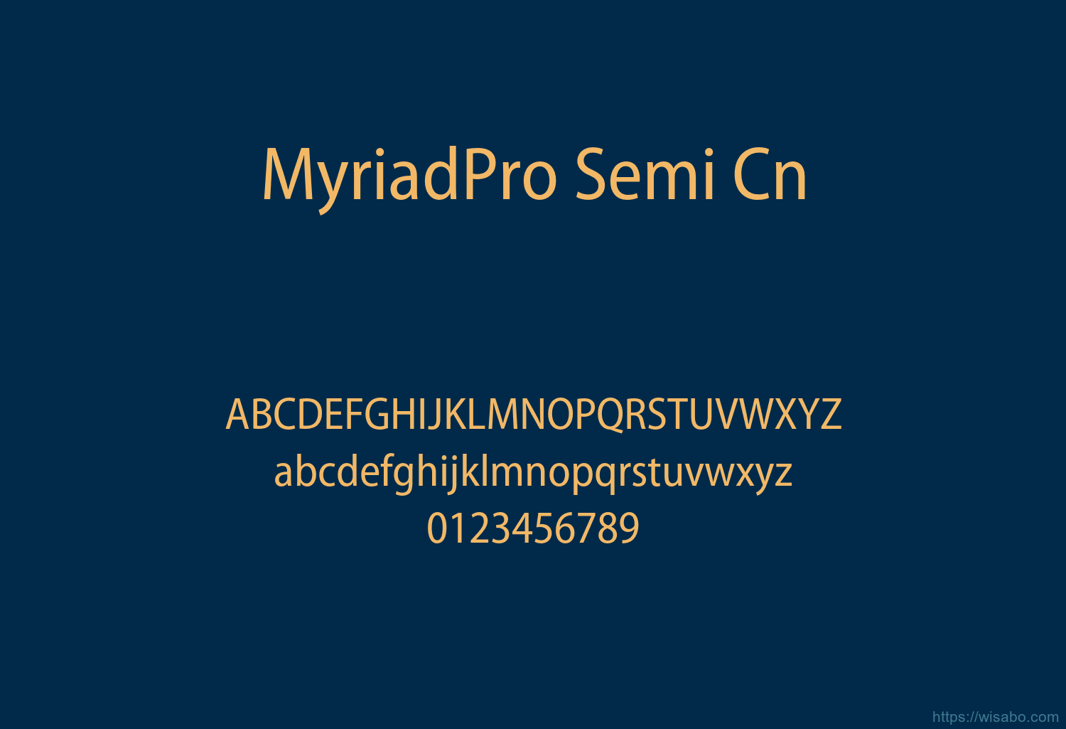 MyriadPro Semi Cn