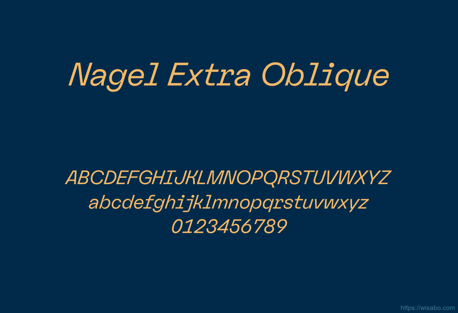 Nagel Extra Oblique