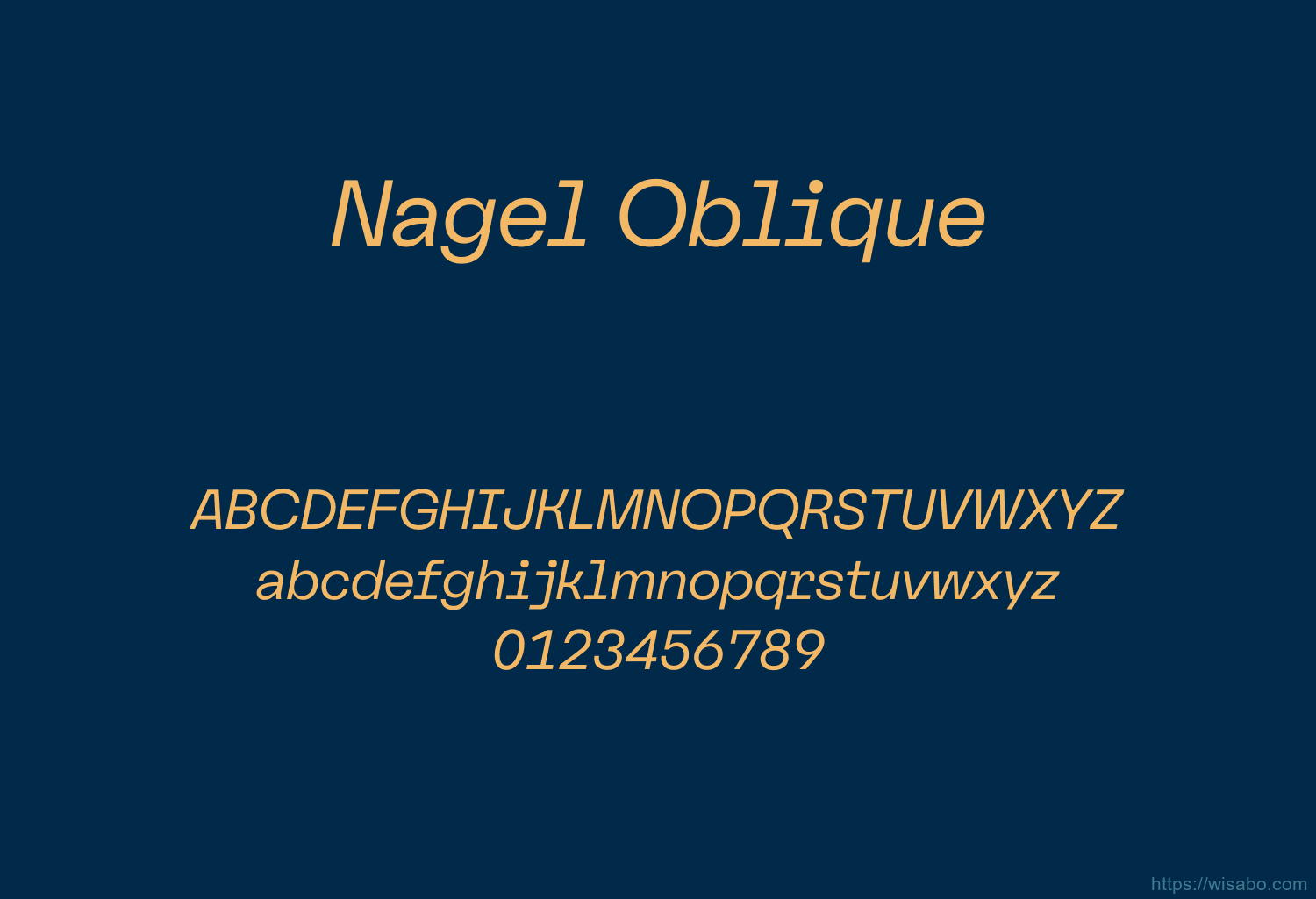 Nagel Oblique