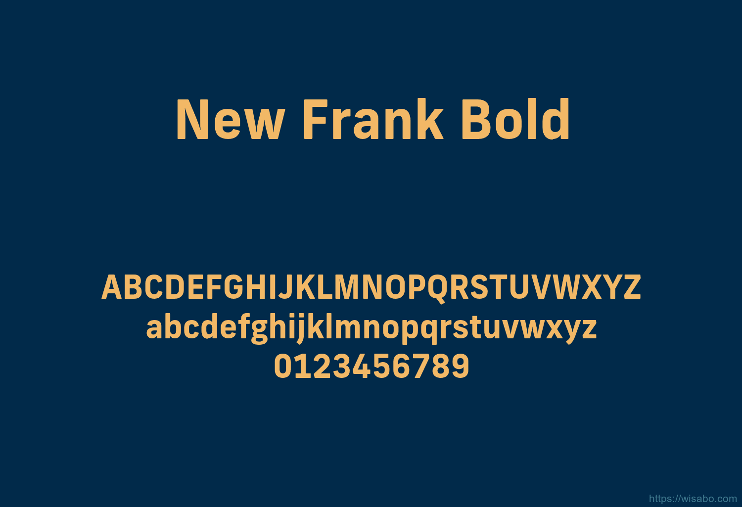 New Frank Bold
