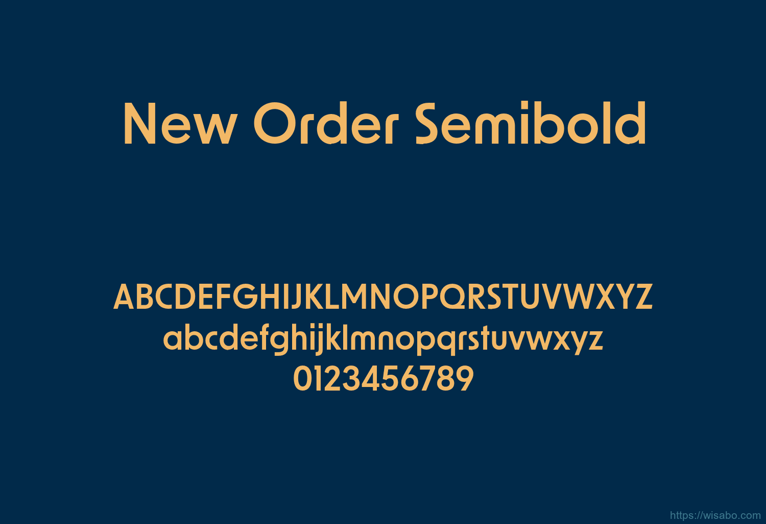 New Order Semibold
