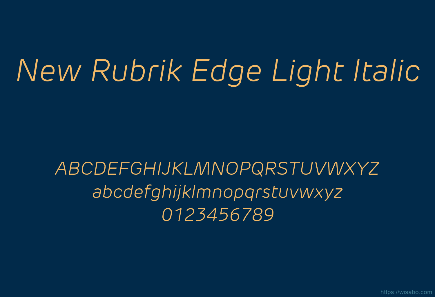 New Rubrik Edge Light Italic