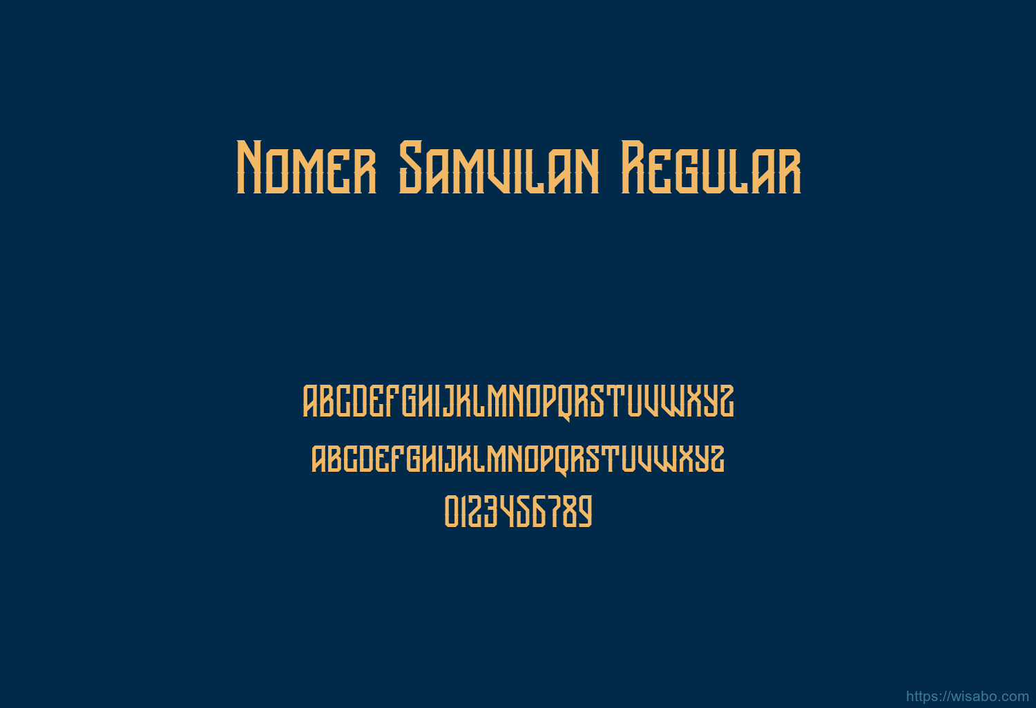 Nomer Samvilan Regular