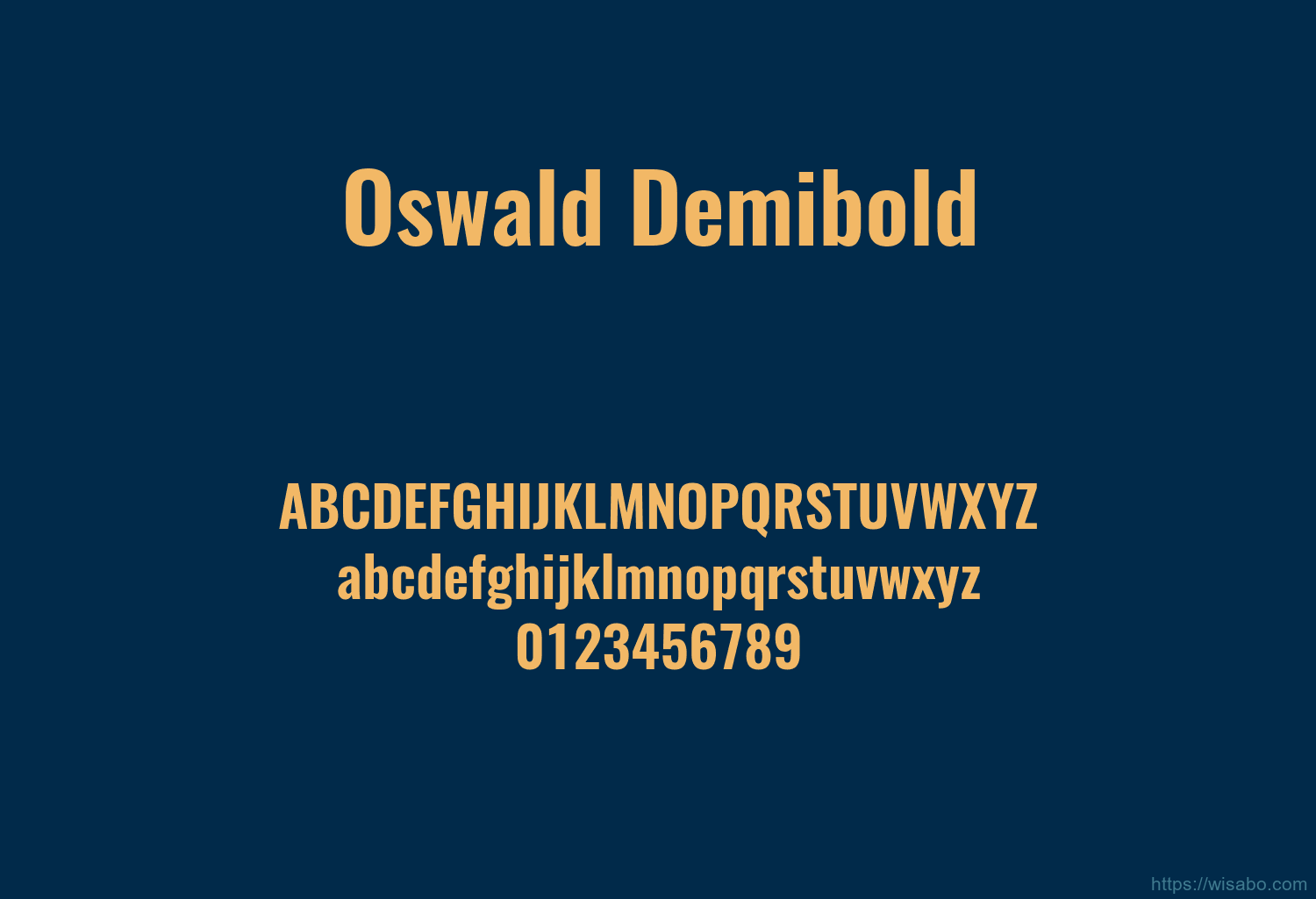 Oswald Demibold