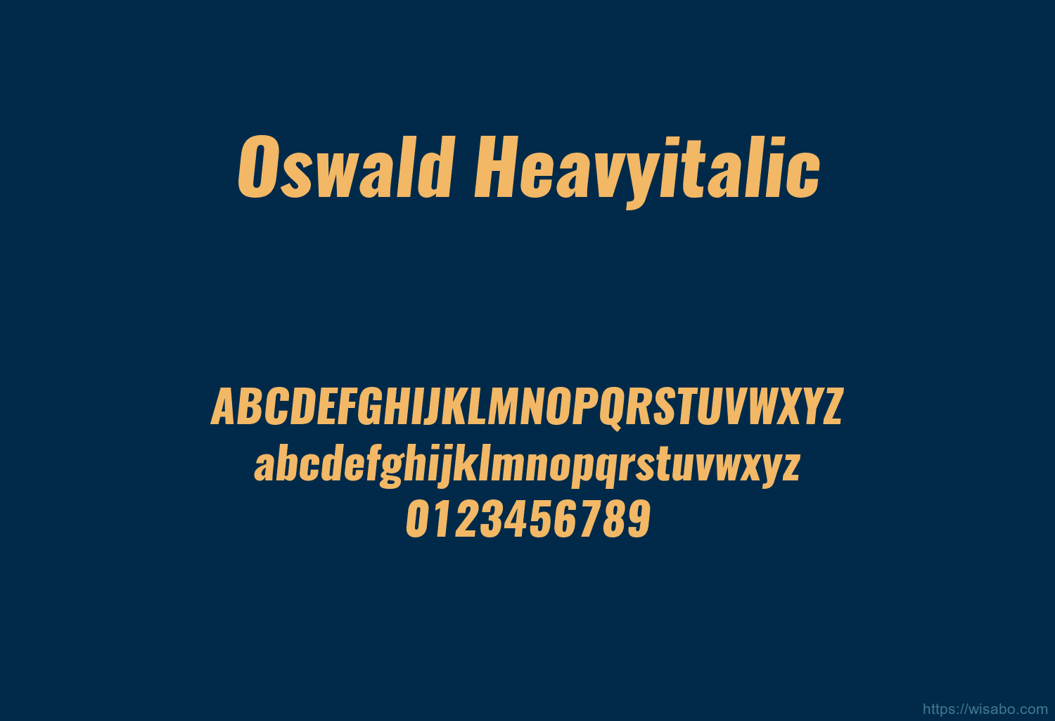Oswald Heavyitalic