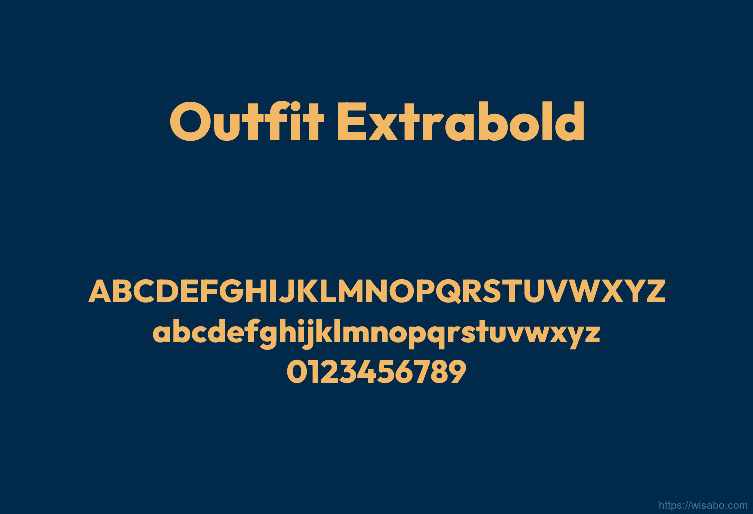 Outfit Extrabold