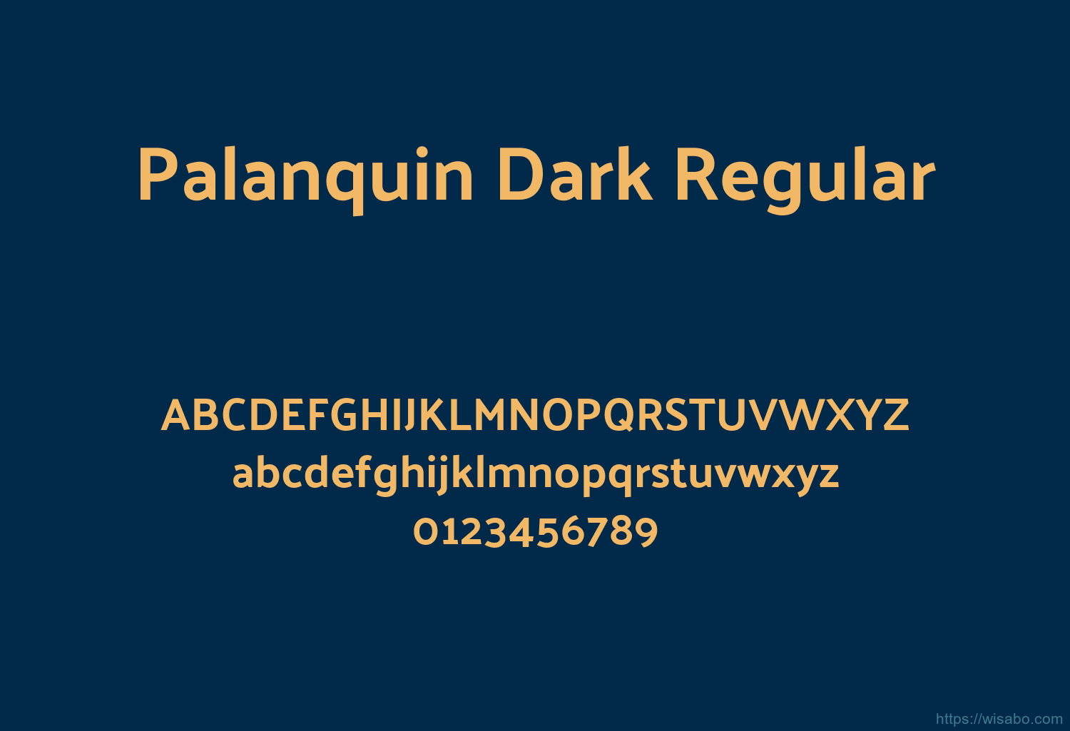 Palanquin Dark Regular