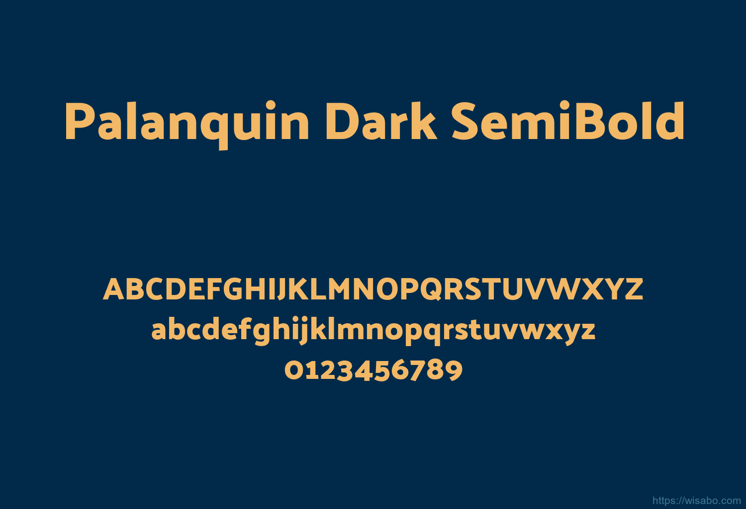 Palanquin Dark SemiBold