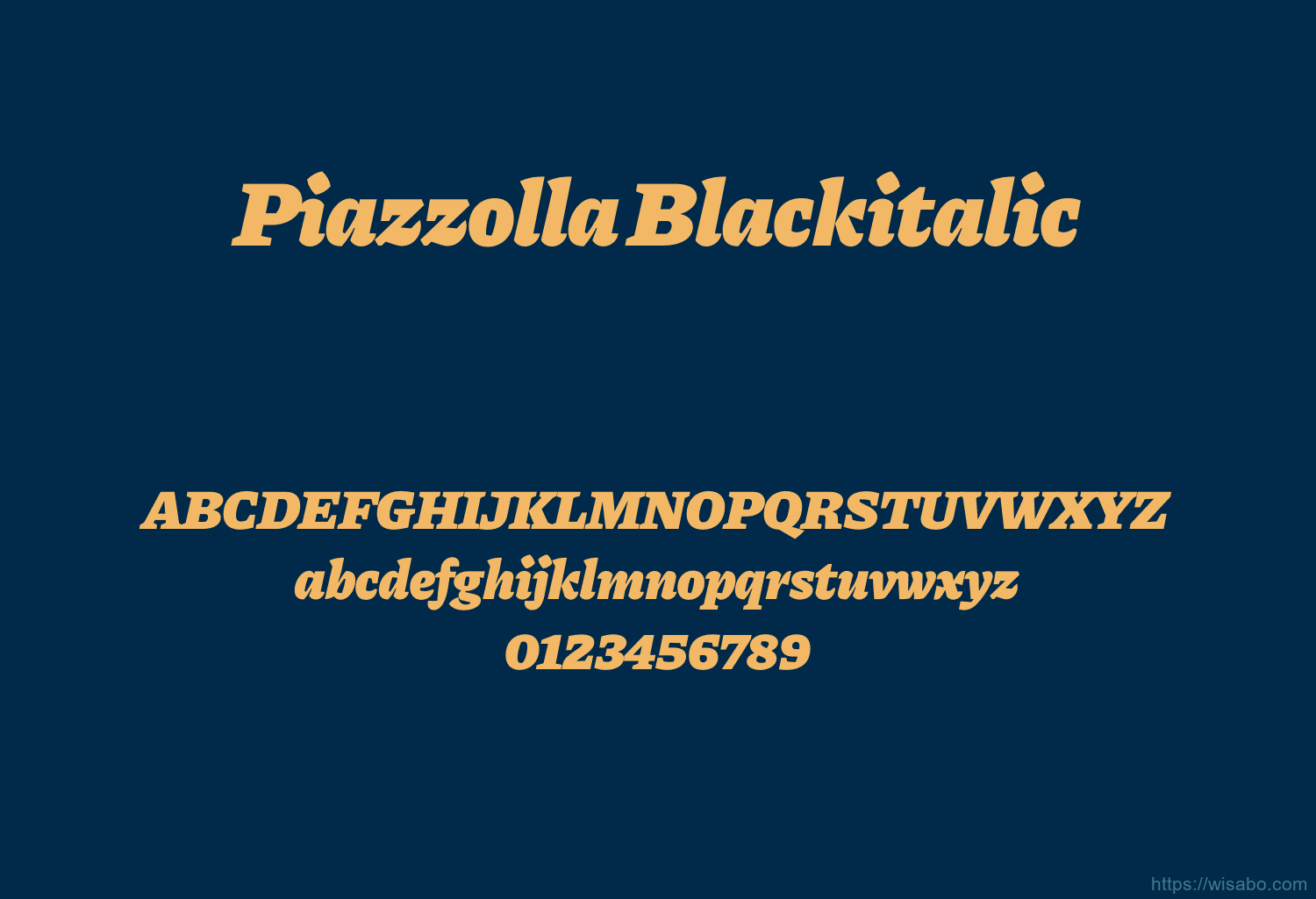 Piazzolla Blackitalic