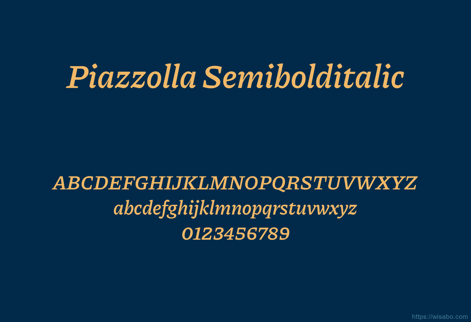 Piazzolla Semibolditalic