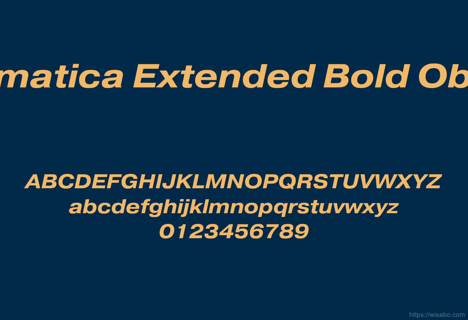 Pragmatica Extended Bold Oblique
