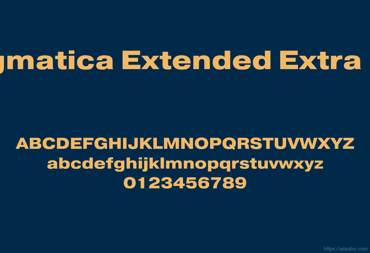 Pragmatica Extended Extra Bold