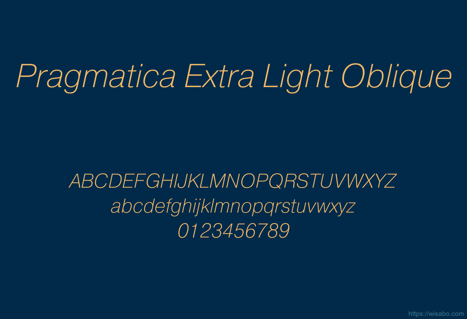 Pragmatica Extra Light Oblique