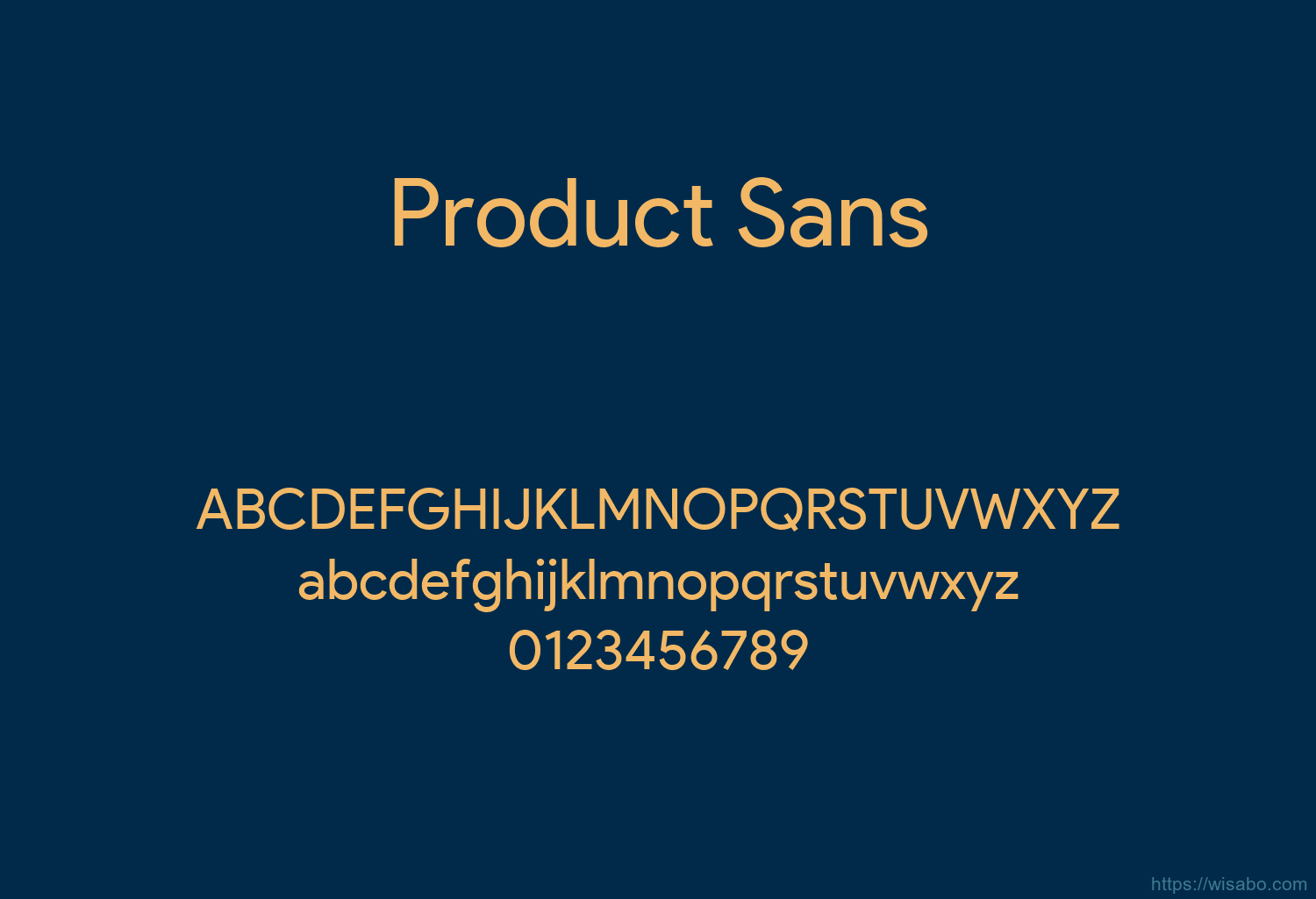 Product Sans