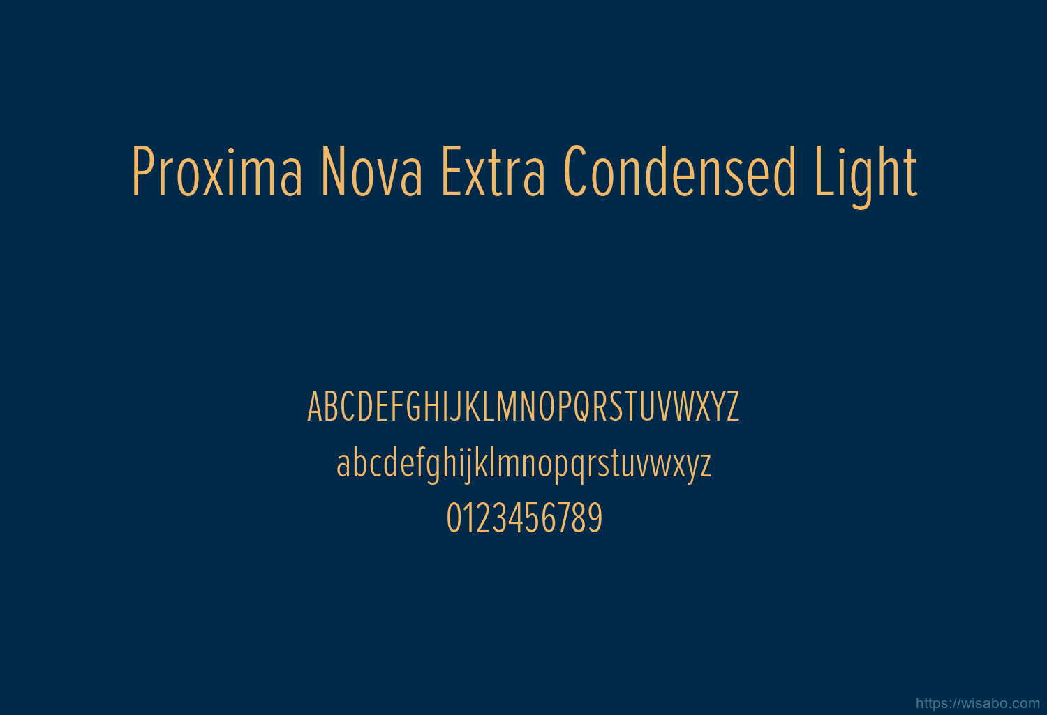Proxima Nova Extra Condensed Light Proxima Nova Extra Condensed Light