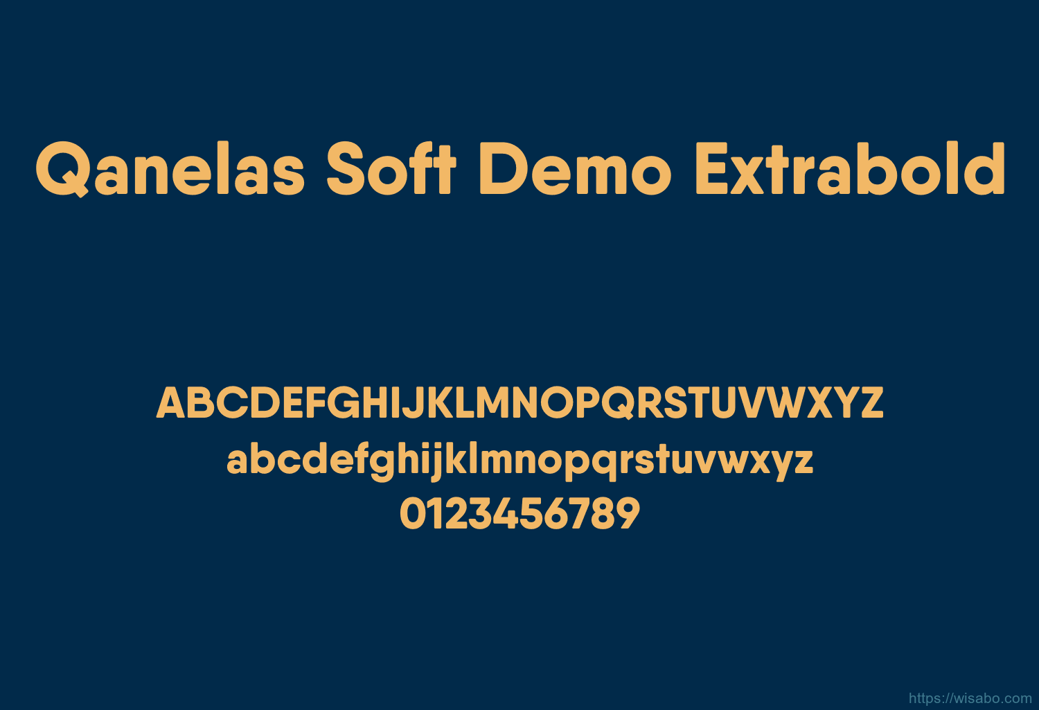 Qanelas Soft Demo Extrabold