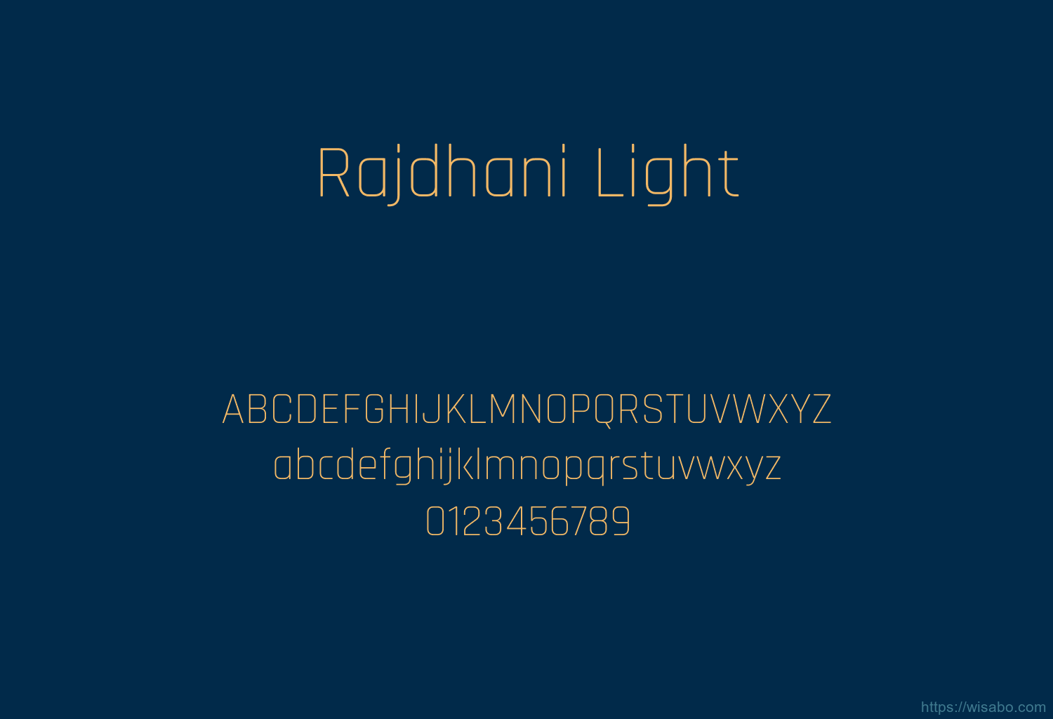 Rajdhani Light Rajdhani Light
