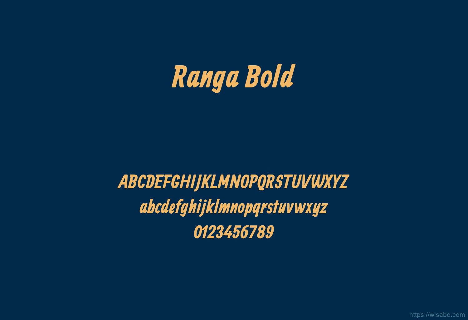 Ranga Bold