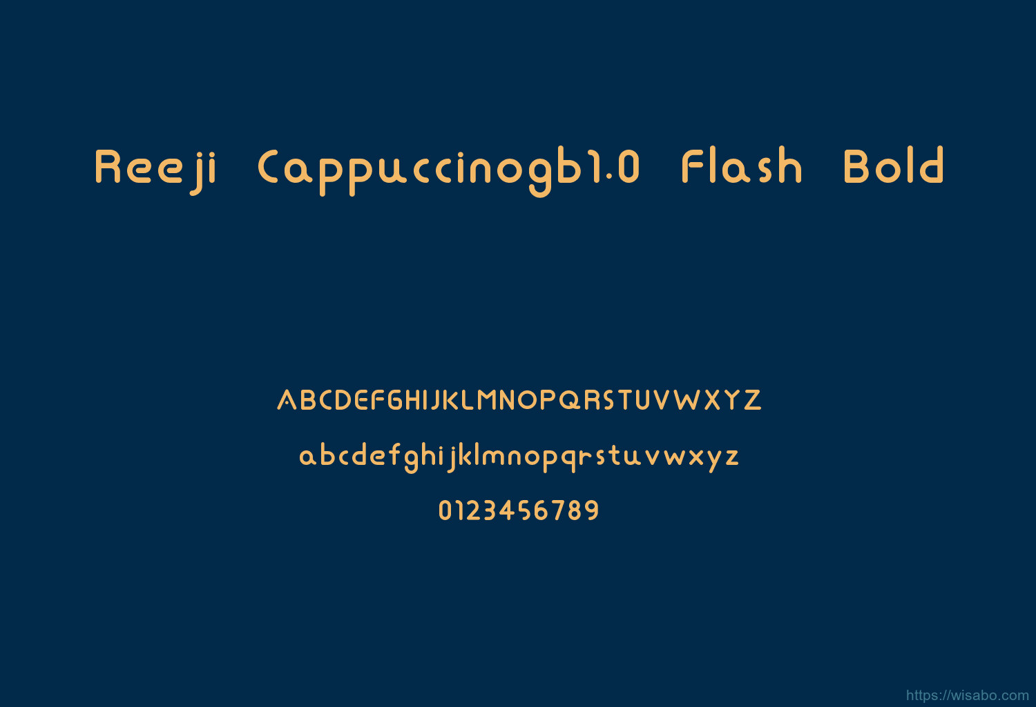 Reeji Cappuccinogb1.0 Flash Bold