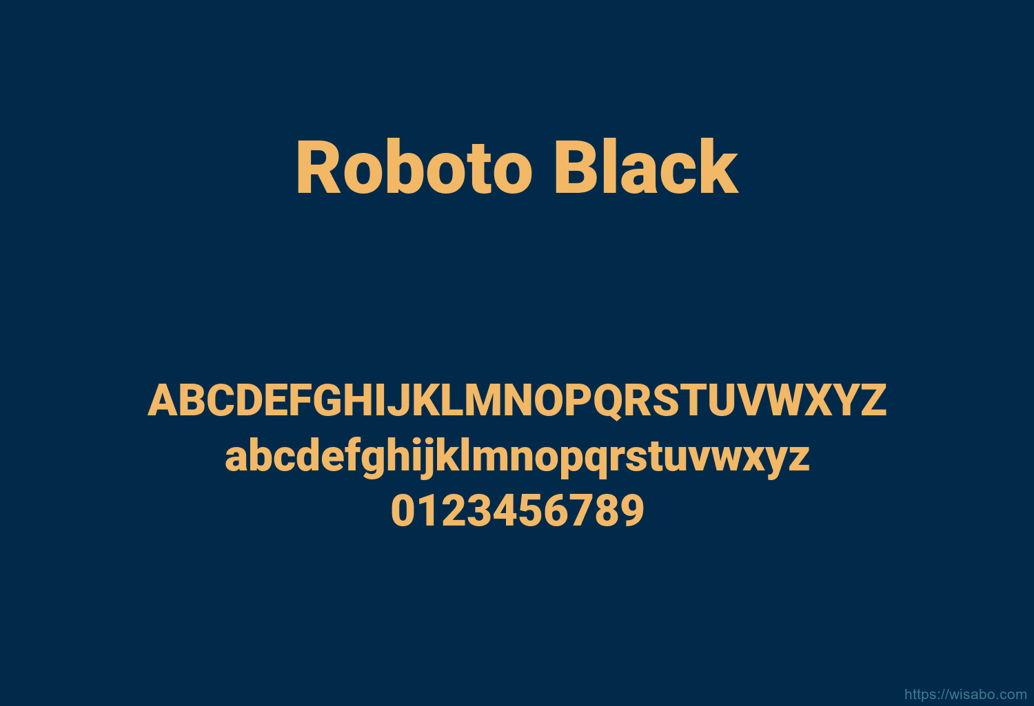 Roboto Black