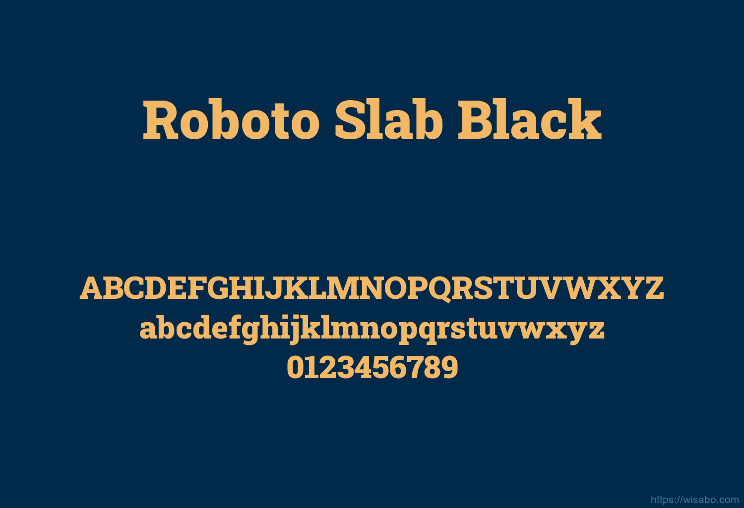 Roboto Slab Black