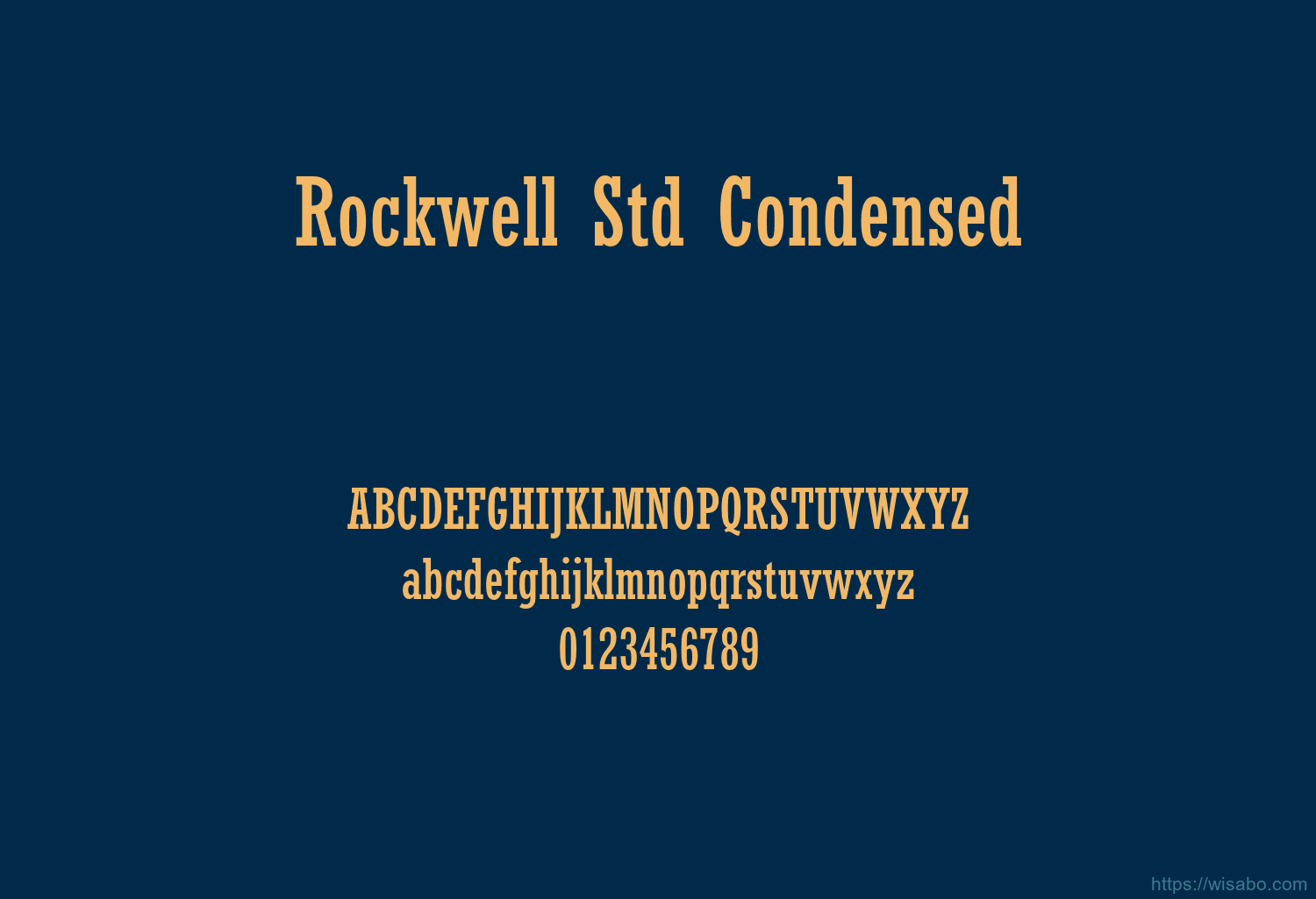 Rockwell Std Condensed