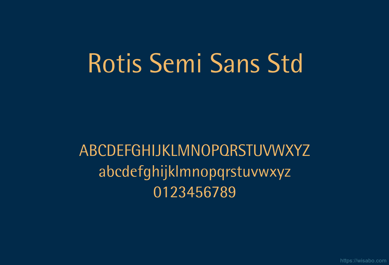 Rotis Semi Sans Std