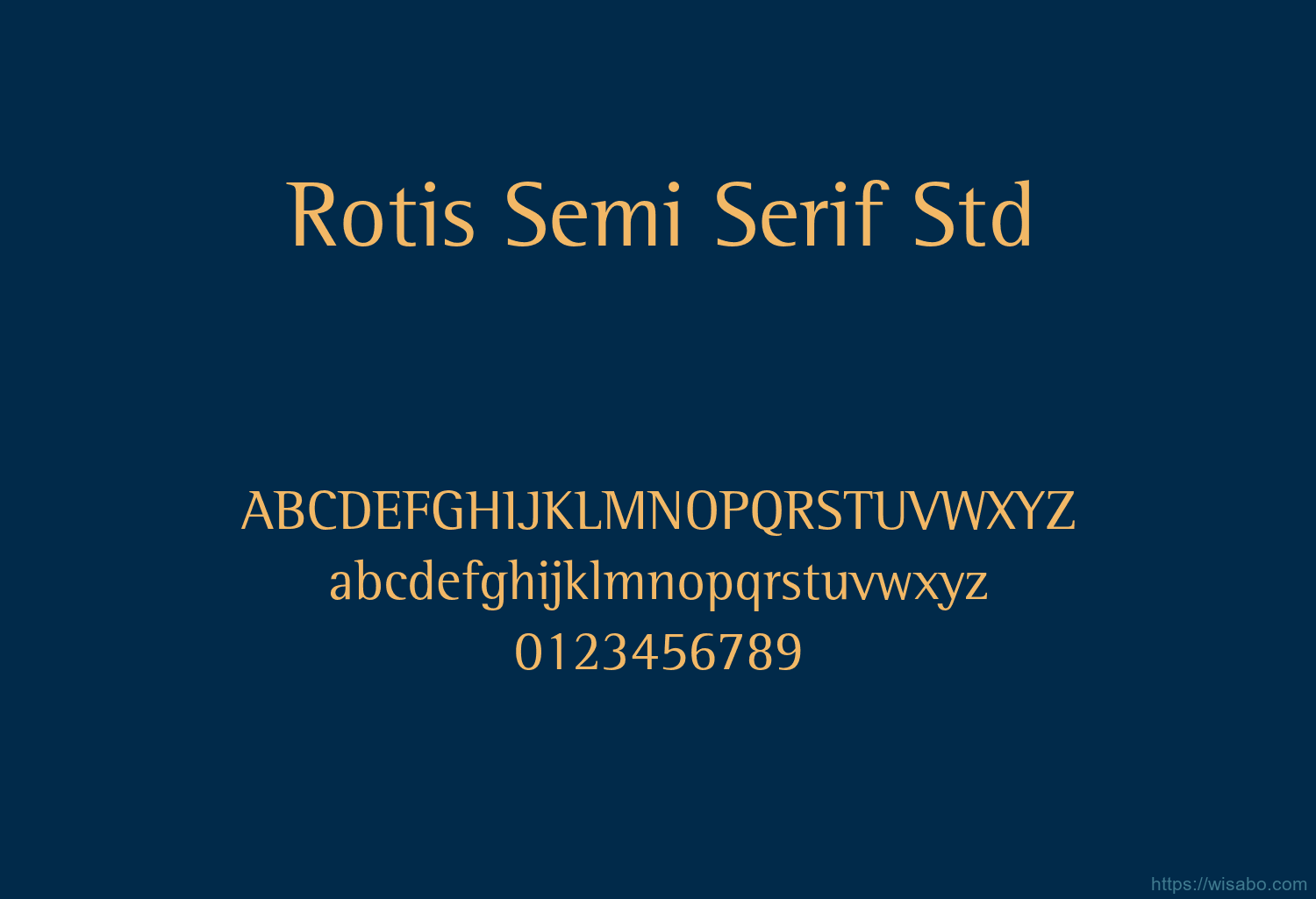 Rotis Semi Serif Std