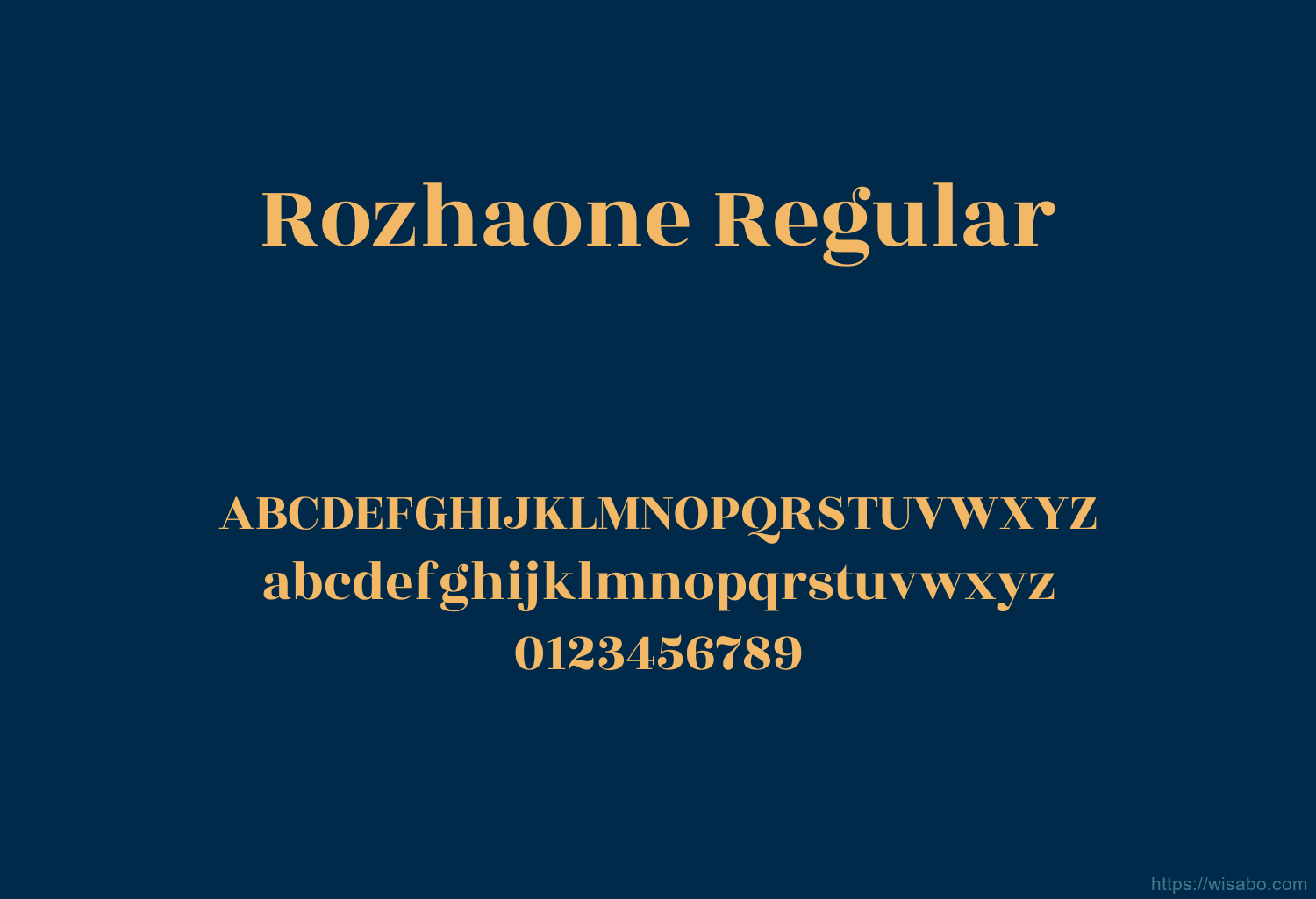 Rozhaone Regular