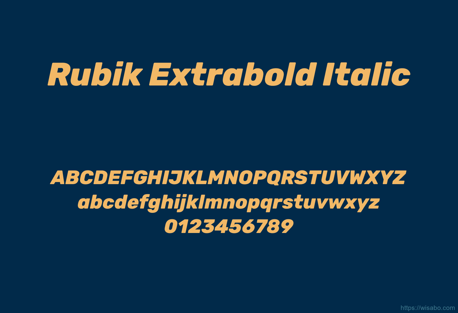 Rubik Extrabold Italic Rubik Extrabold Italic