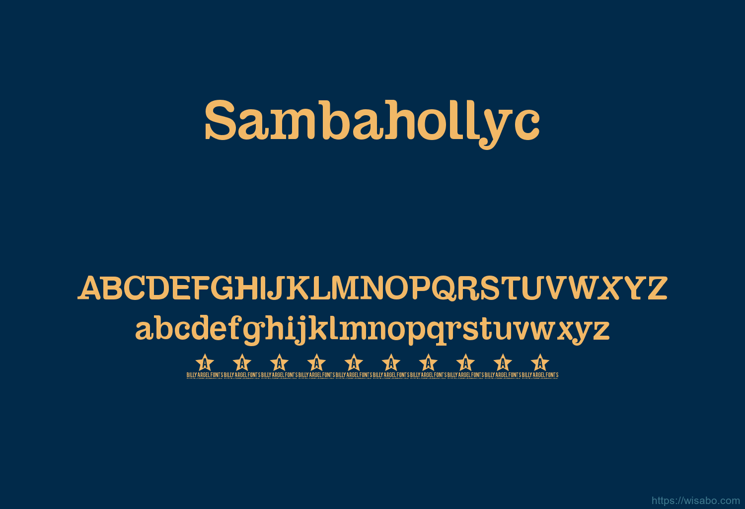Sambahollyc Font Free Download [ttf - otf] | Wisabo Fonts