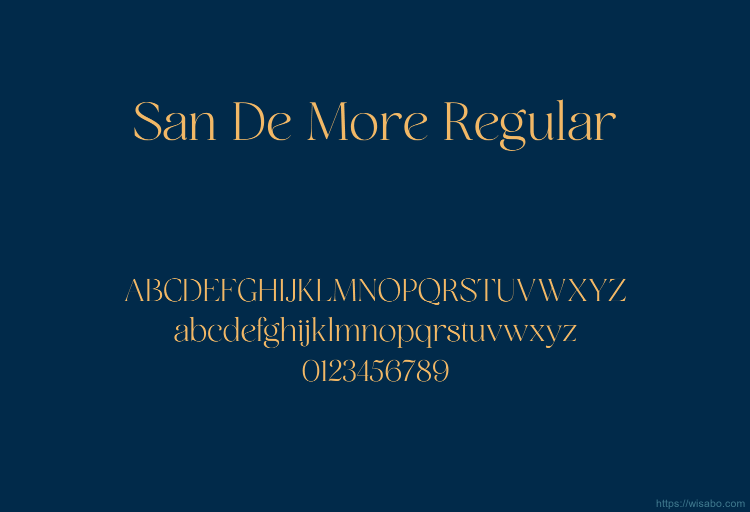 San De More Regular