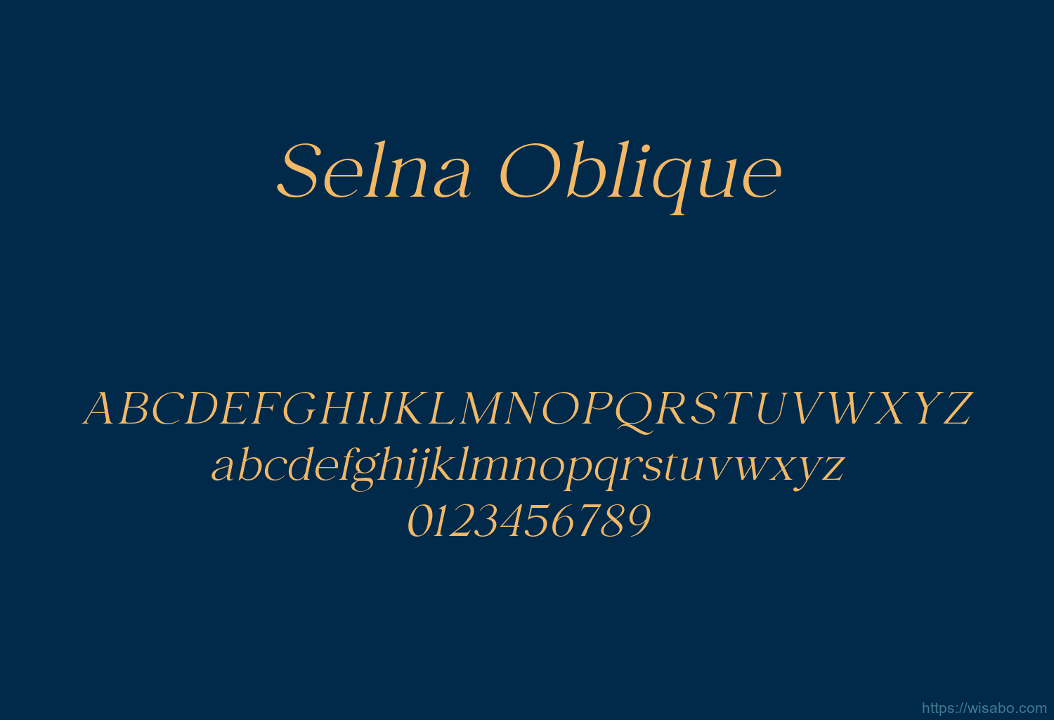 Selna Oblique