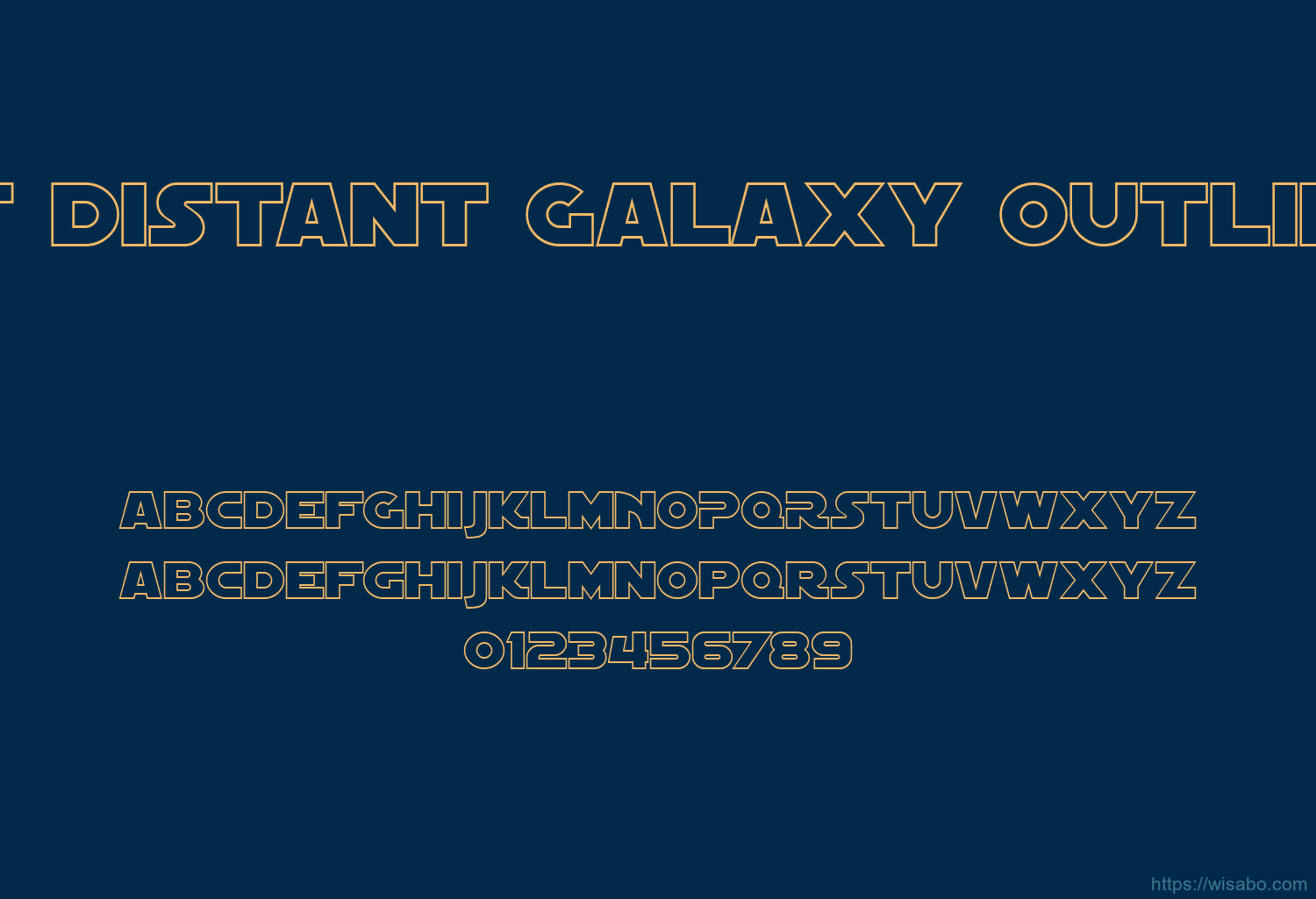Sf Distant Galaxy Outline