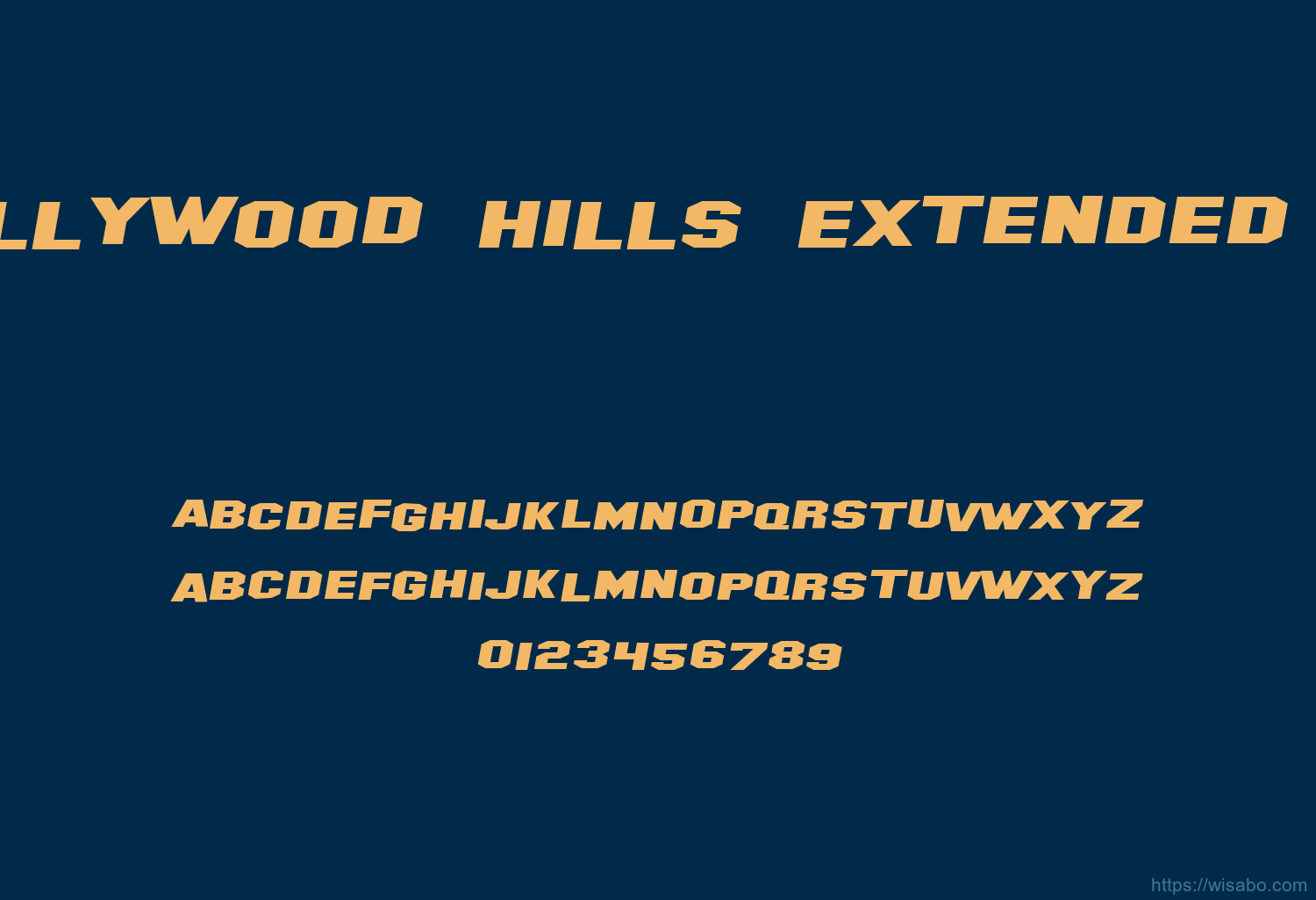 Sf Hollywood Hills Extended Italic