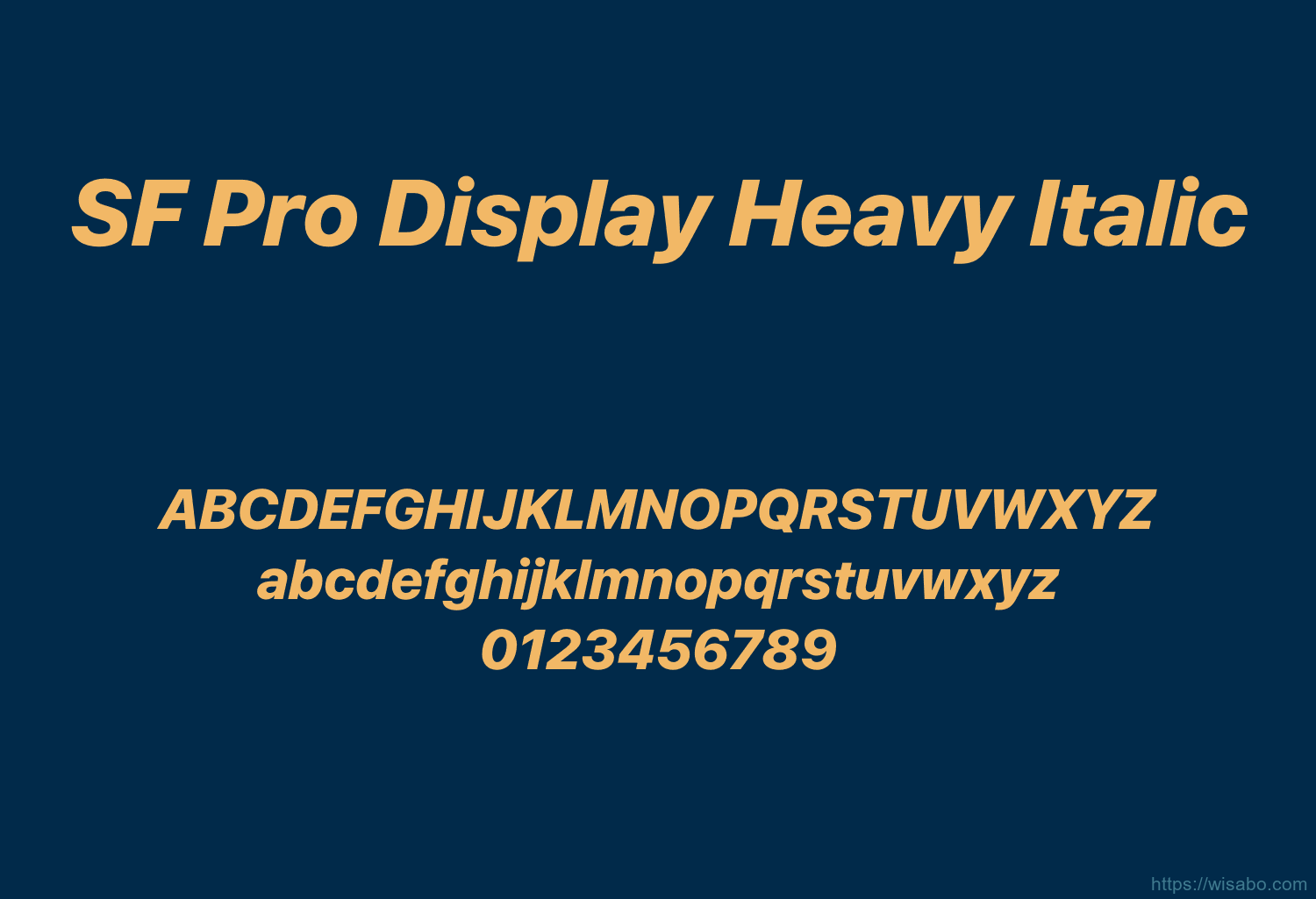 SF Pro Display Heavy Italic
