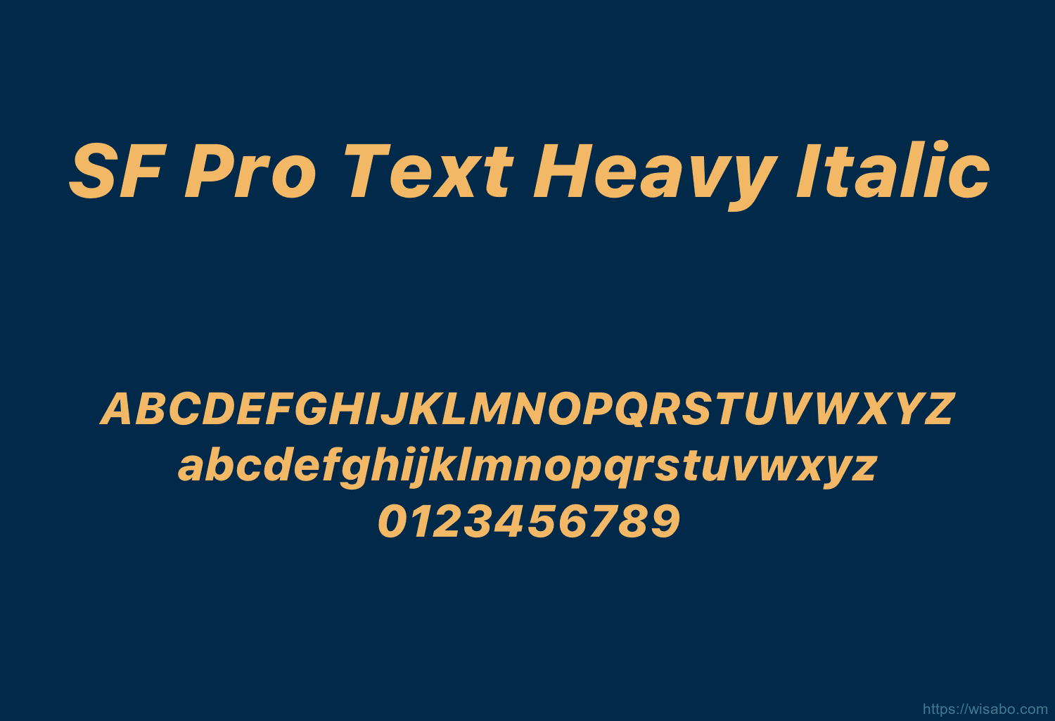 SF Pro Text Heavy Italic