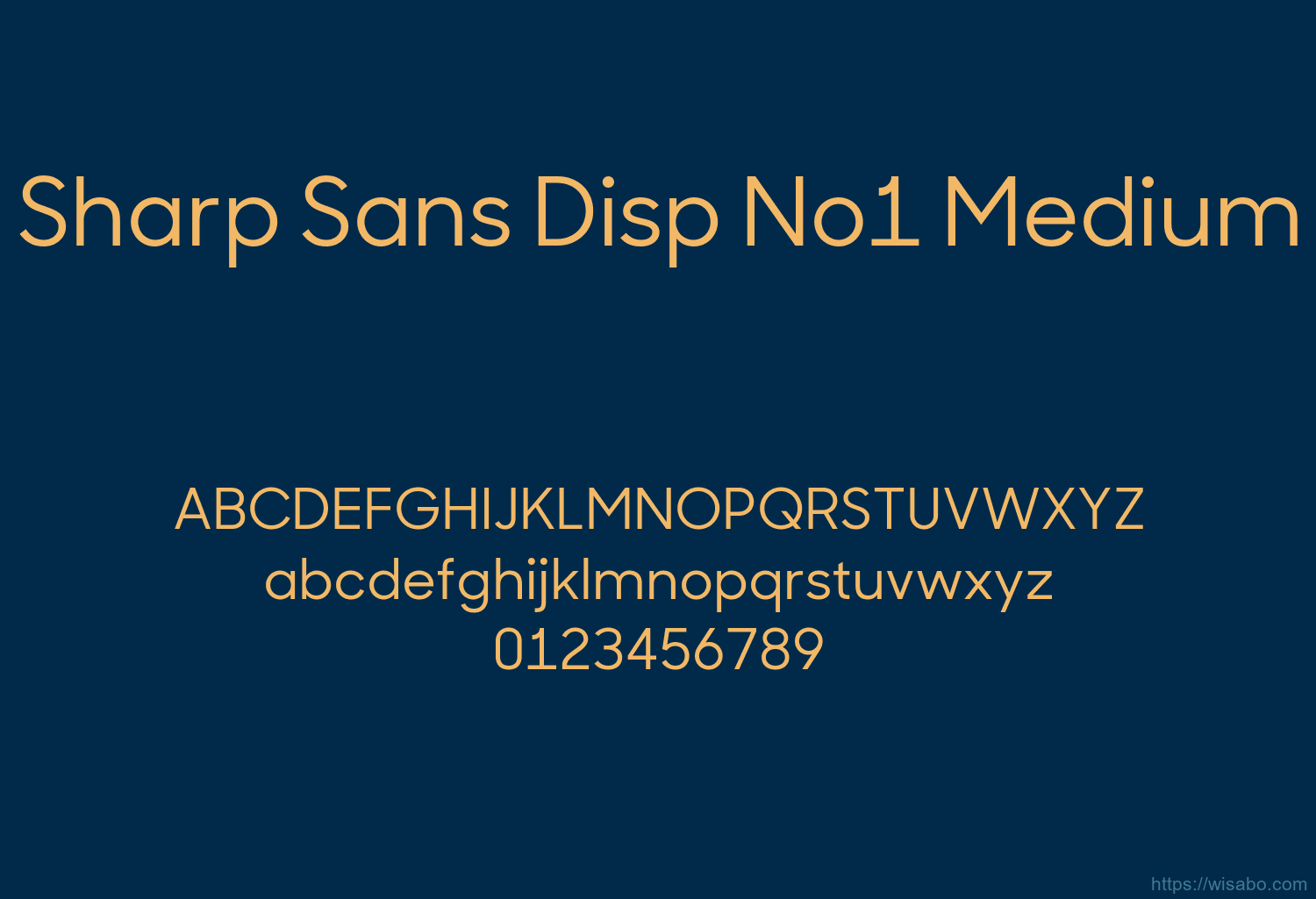 Sharp Sans Disp No1 Medium