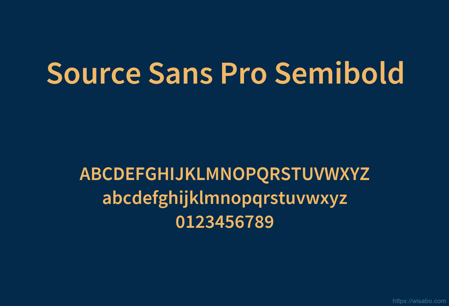 Source Sans Pro Semibold