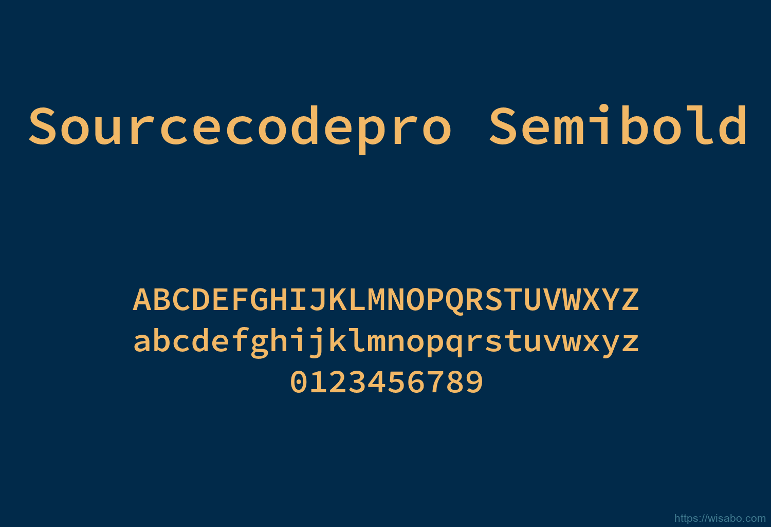 Sourcecodepro Semibold