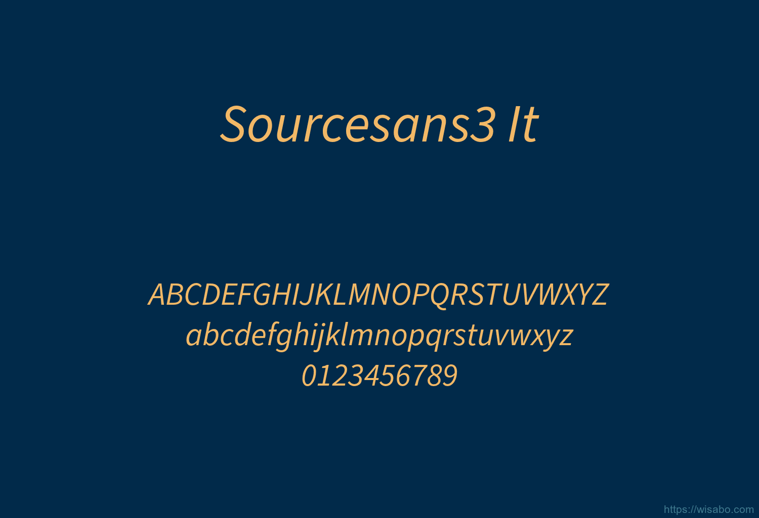 Sourcesans3 It