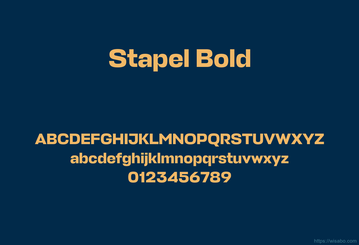 Stapel Bold