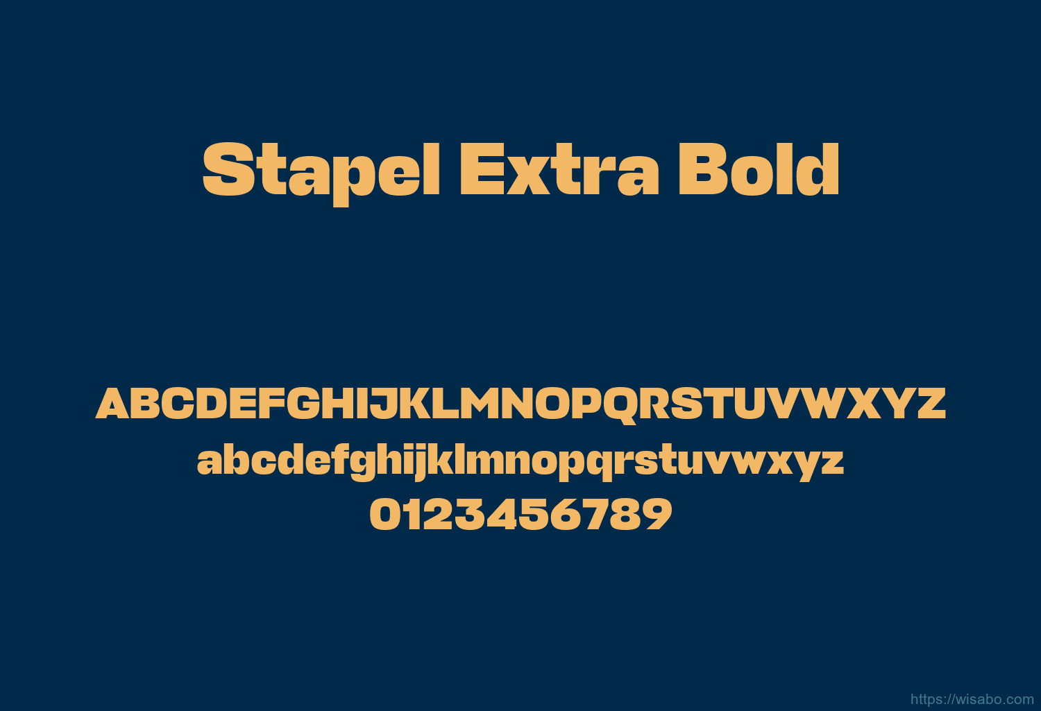 Stapel Extra Bold Font Free Download [ttf - otf] | Wisabo Fonts