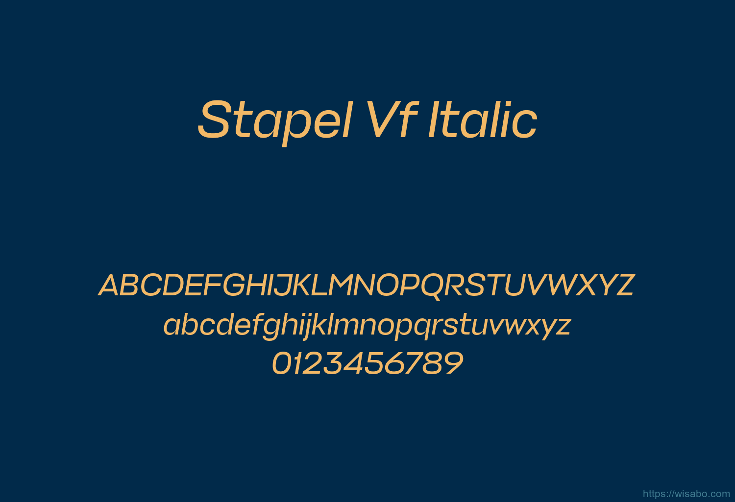 Stapel Vf Italic