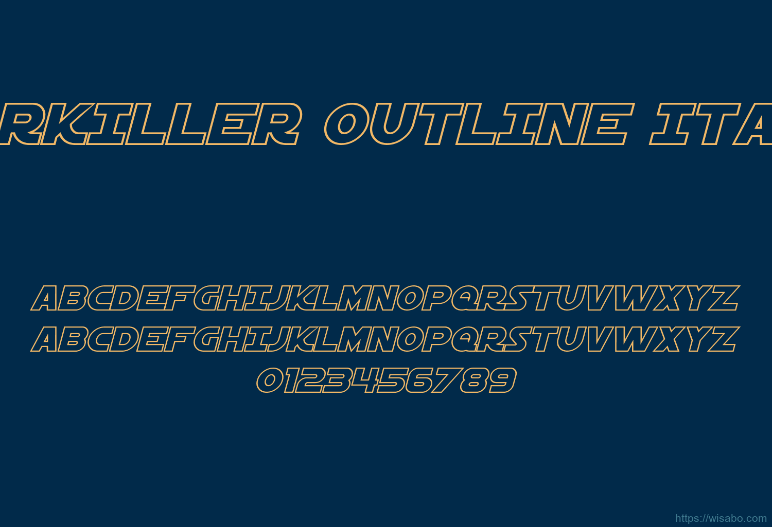 Starkiller Outline Italic