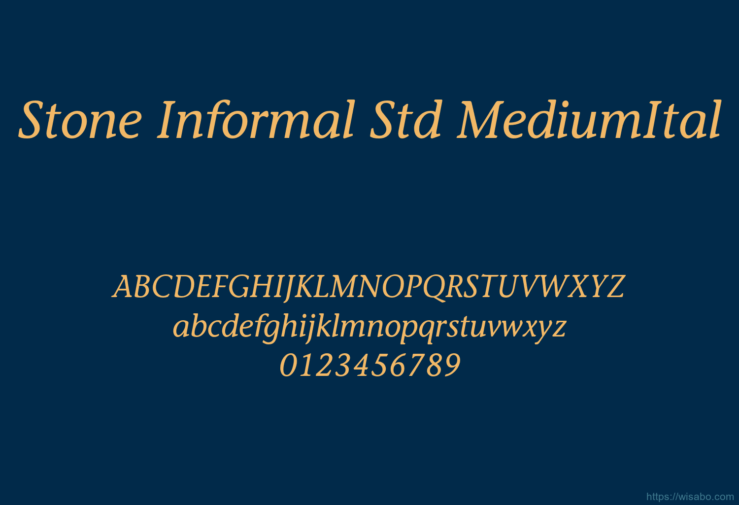 Stone Informal Std MediumItal