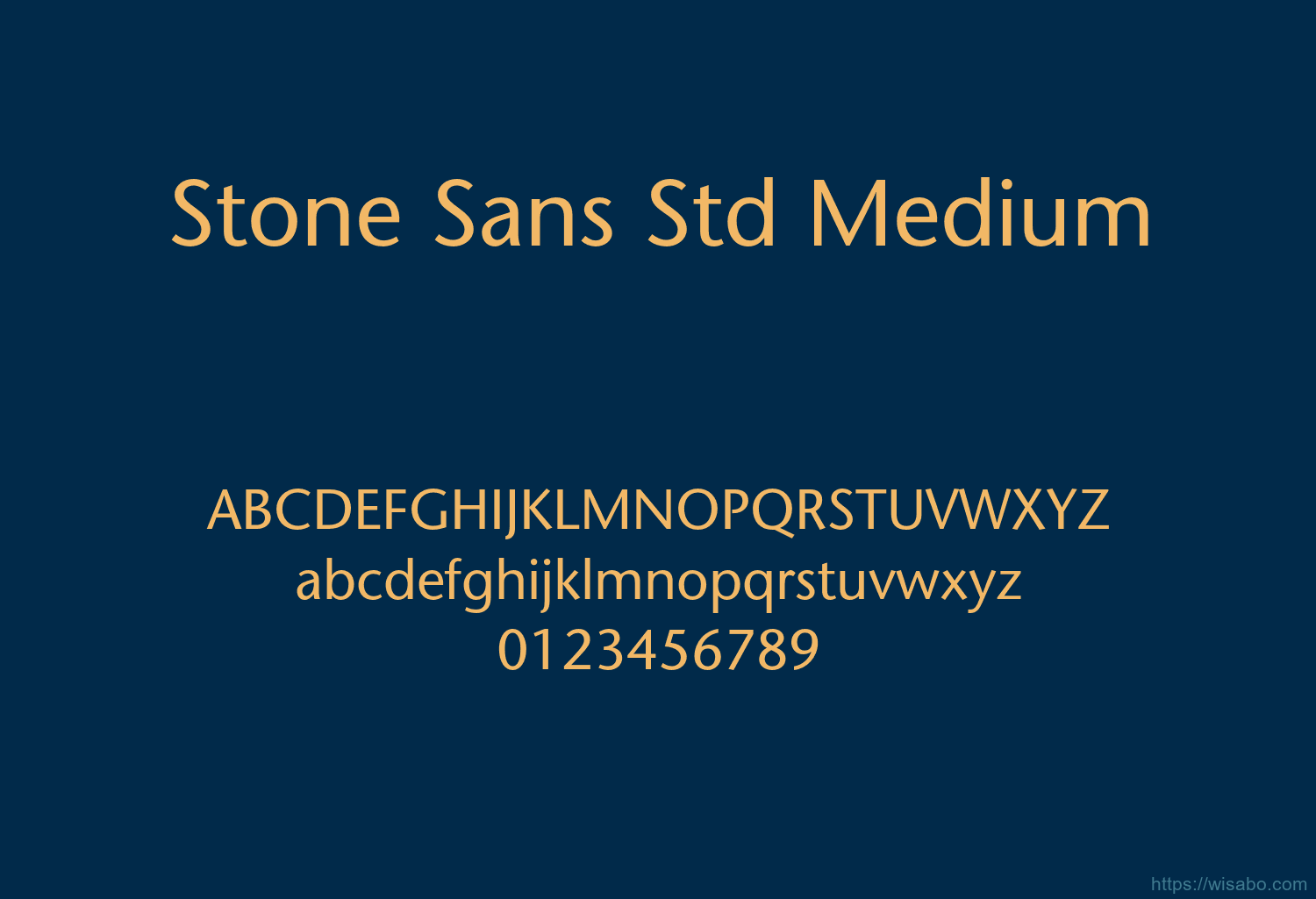 Stone Sans Std Medium