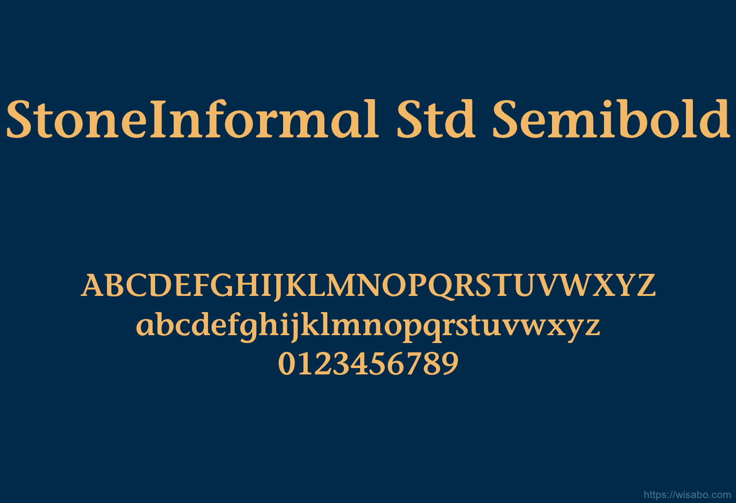 StoneInformal Std Semibold