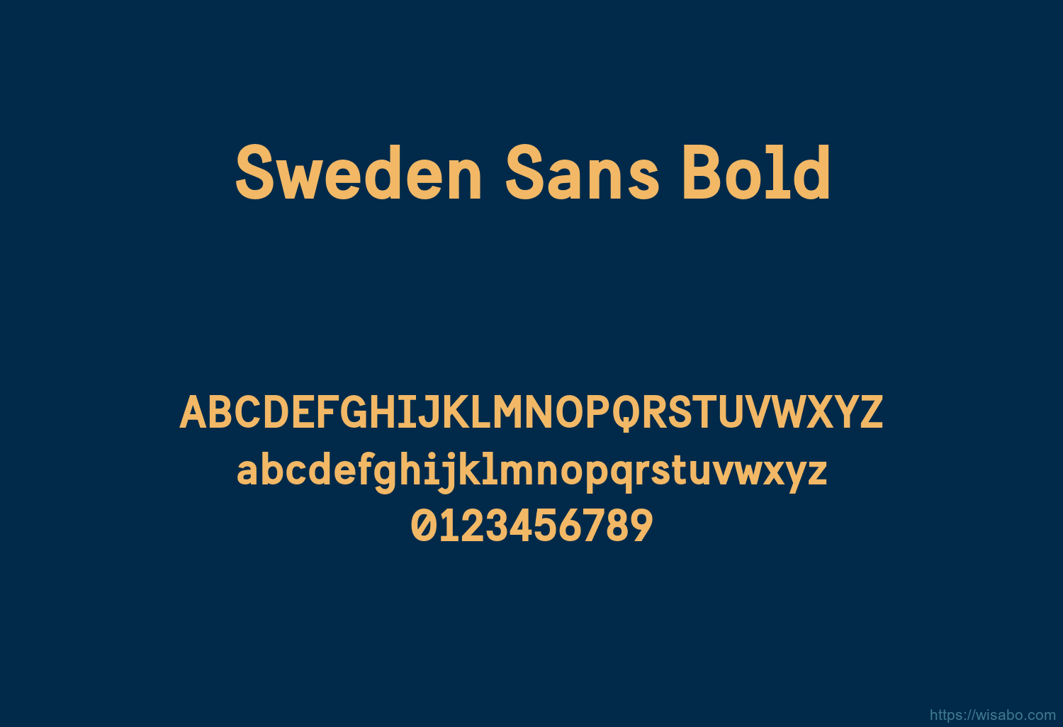 Sweden Sans Bold