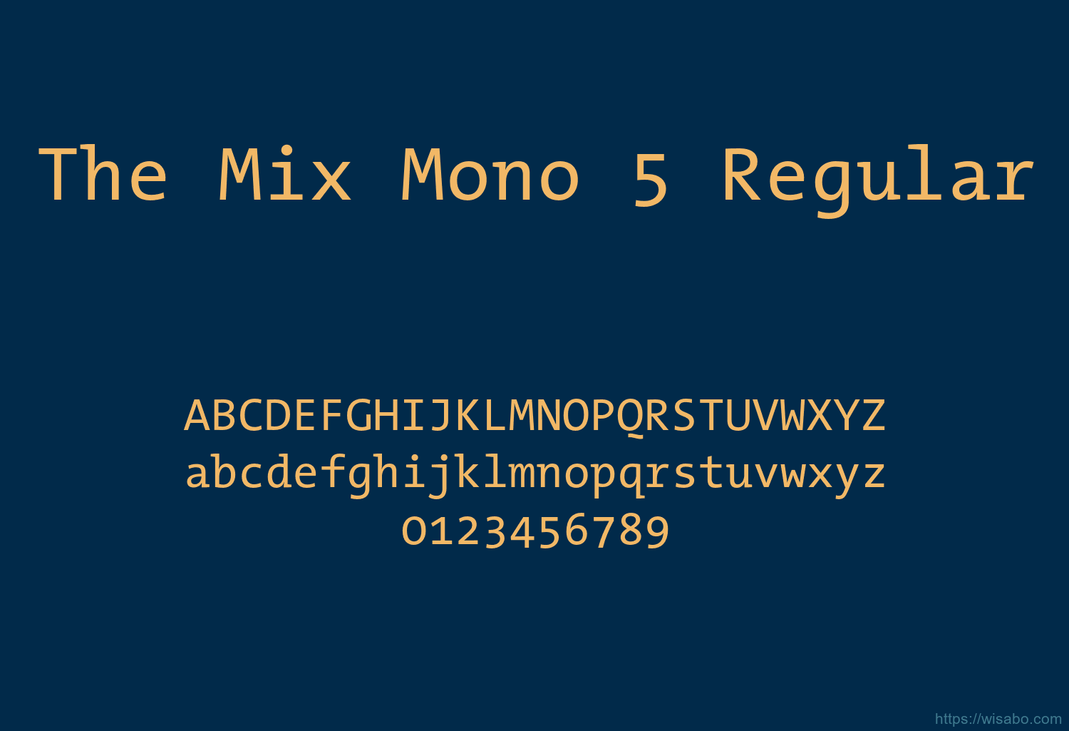 The Mix Mono 5 Regular